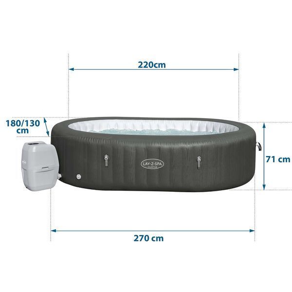 Джакузі Bestway Lay-Z-Spa Mauritius Jacuzzi 60067 2331 фото