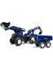 Трактор на педалі з причепом FALK New Holland T8 + ковш 3090W 5010 фото 1