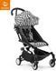 Прогулянкова коляска Stokke YOYO 3 Zebra шасі White 5259 фото 1