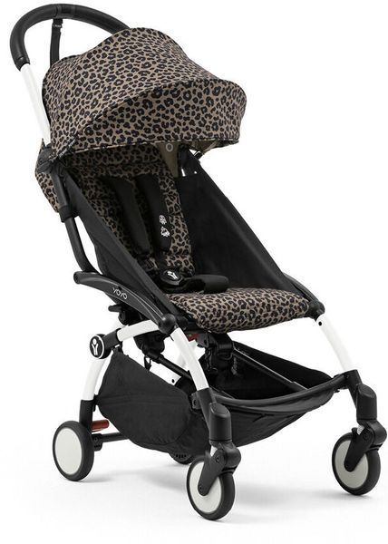 Прогулянкова коляска Stokke YOYO 3 Leopard шасі White 5260 фото