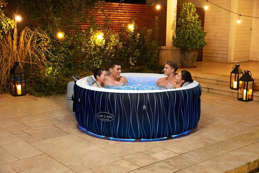 Джакузі Bestway Hollywood Lay-Z-Spa AirJet + LED 60059 2319 фото