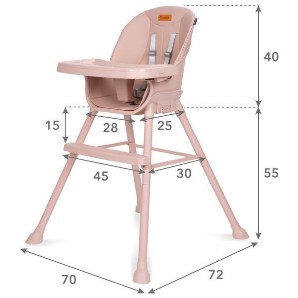 Стільчик для годування 4в1 Kidwell EATAN 4169 фото