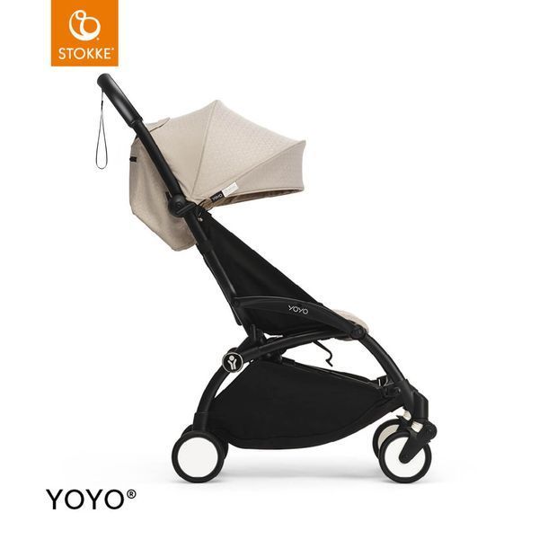 Прогулянкова коляска Stokke YOYO 3 Bonpoint Beige шасі Black 5262 фото