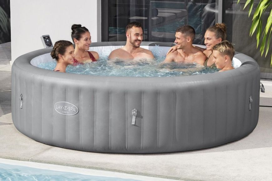 Джакузі Bestway Lay-Z-Spa HAWAII AirJet 8 6001J 2321 фото
