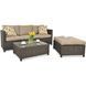 Комплект садових меблів Focus Garden MARCO CAFFE 6029 фото 2