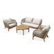 Комплект садових меблів Bjorkka Bergen Caffe Acacia Wood  8015 фото 2