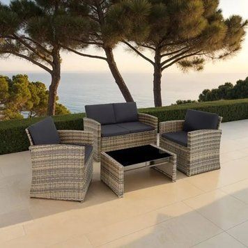 Комплект садових меблів з ротанга Jesolo EcoGarden  8081 фото