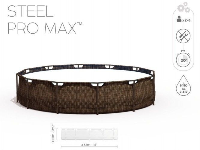 Джакузі Bestway Steel Pro MAX 366x100 56709 2334 фото