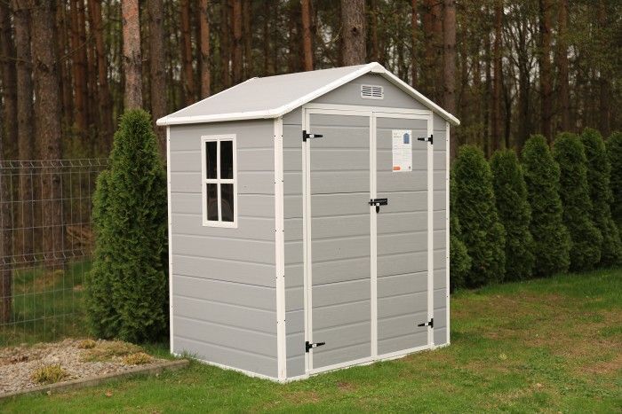 Пластиковий сарай для інструментів Mirpol Hesler 182 x 141 x 210 см 6286 фото