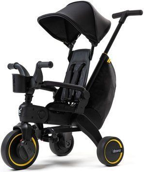 Триколісний велосипед Doona Liki Trike S5 Midnight+Підстаканник 1389 фото