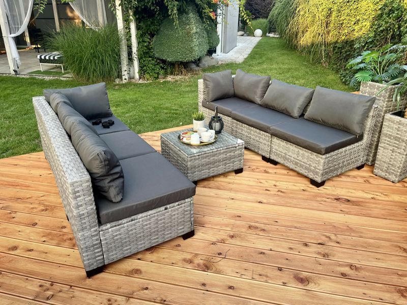 Комплект садових меблів з ротангу PALERMO XL Garden 4600 фото