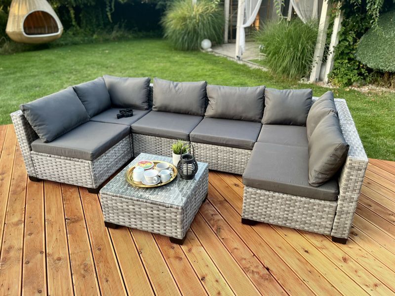 Комплект садових меблів з ротангу PALERMO XL Garden 4600 фото