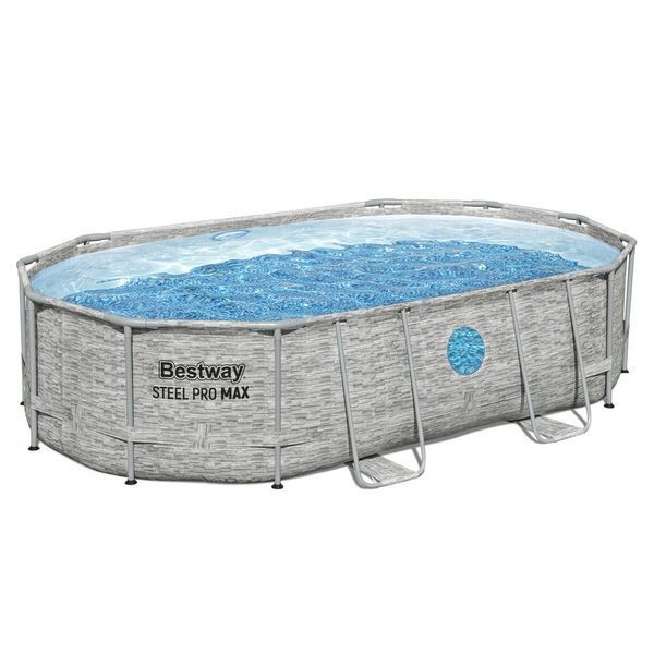 Каркасний басейн Bestway Power Steel Swim Vista 488x305x107 56946 2335 фото