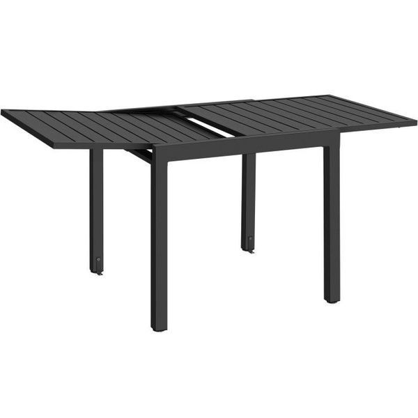 Садовий стіл з алюмінію EcoGarden Campos 80 x 80 (160) см 8136 фото