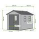 Садовий будинок для інструментів Keter DECO APEX 230x223,8x246 см 6149 фото 4