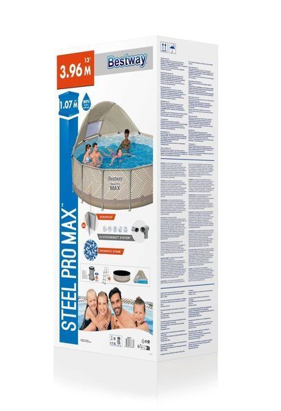 Каркасний басейн Bestway SteelPRO 396x107 cm 561FY 2343 фото