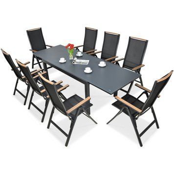 Комплект садових меблів Focus Garden BRISBANE стіл + 8 крісел 6042 фото