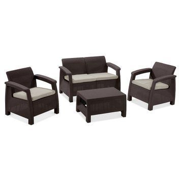 Комплект садових меблів Keter Corfu SET 6151 фото