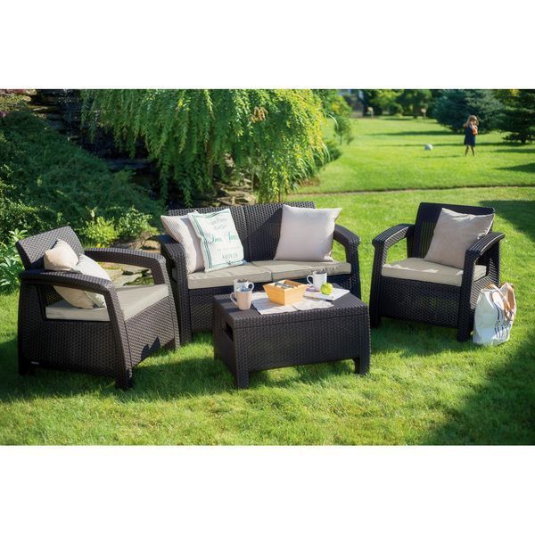 Комплект садових меблів Keter Corfu SET 6151 фото