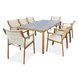 Комплект садових меблів Focus Garden PATTAYA DINING стіл + 8 крісел 6083 фото 1