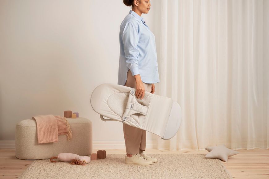 Шезлонг BabyBjorn BALANCE SOFT WOVEN Tri Fabric 2019 фото
