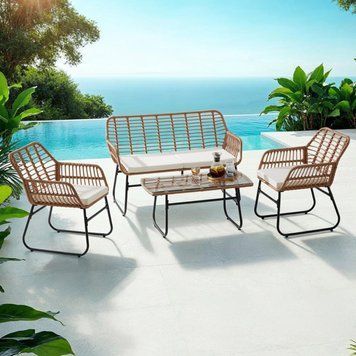 Комплект меблів з ротангу EcoGarden Molfetta XL 4402 фото