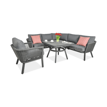 Комплект садових меблів FURRORE Salvador Dining 4640 фото