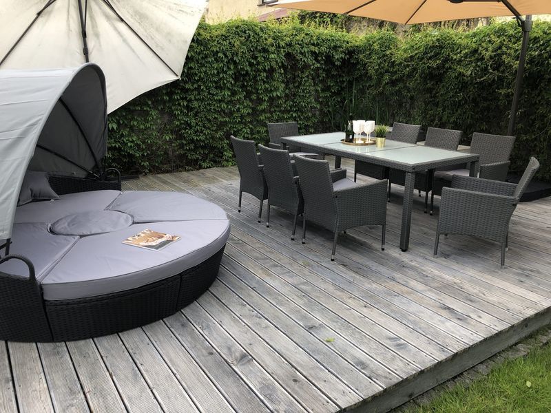 Комплект садових меблів ENDO &ndash; стіл та 8 стільців Garden 4609 фото