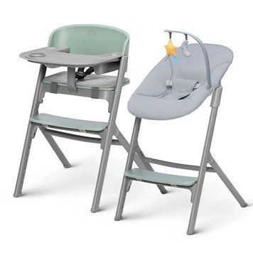 Стільчик для годування Kinderkraft Livy з шезлонгом Calmee 1149 фото