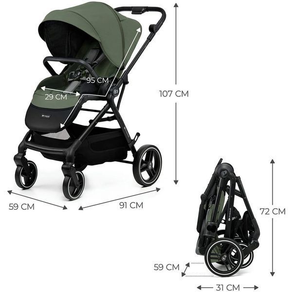 Прогулянкова коляска Kinderkraft Yoxi 1000 фото