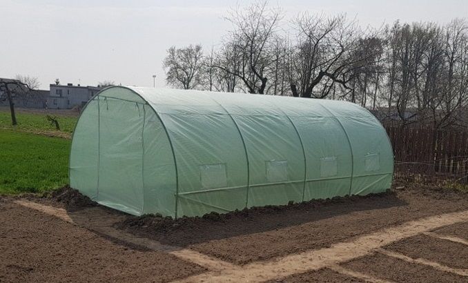 Теплиця Garden Point 3x8 м з дверима 6423 фото