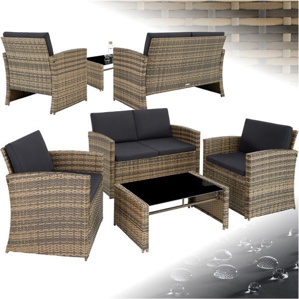 Комплект меблів для відпочинку з ротанга EcoGarden Lucca 4356 фото
