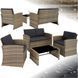Комплект меблів для відпочинку з ротанга EcoGarden Lucca 4356 фото 2