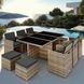 Комплект садових меблів з ротанга на 10 осіб EcoGarden New York 4419 фото 1