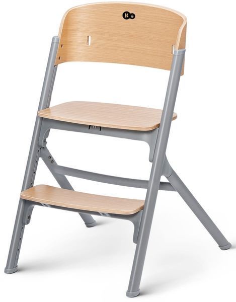 Стільчик для годування Kinderkraft Livy Wood з шезлонгом Calmee 1151 фото