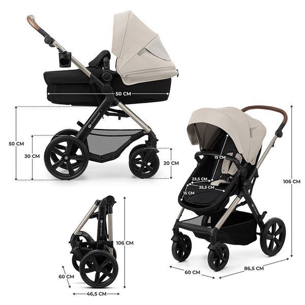 Універсальна коляска 3 в 1 Kinderkraft Moov 2 1057 фото