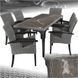 Ротанговий стіл з 6 стільцями Foggia Rosarno EcoGarden 4409 фото 2