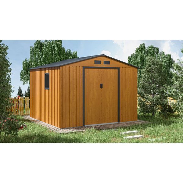 Металевий сарай для інструментів Hardmaister HUDSON 277x255 см 4812 фото