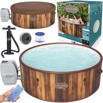 Джакузі Bestway Helsinki Lay-Z-Spa AirJet Spa 60025 Wifi 2330 фото