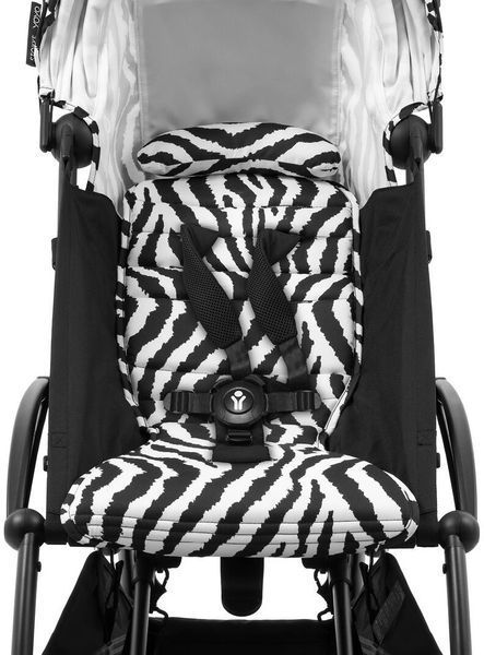Прогулянкова коляска Stokke YOYO 3 Zebra шасі Black 5257 фото