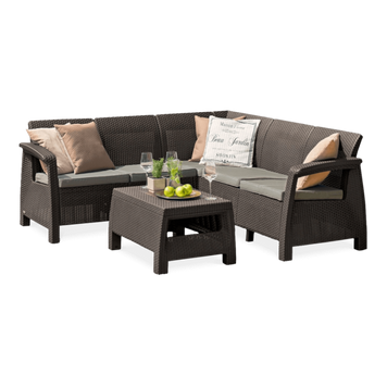Комплект садових меблів Keter Corfu RELAX SET 6160 фото